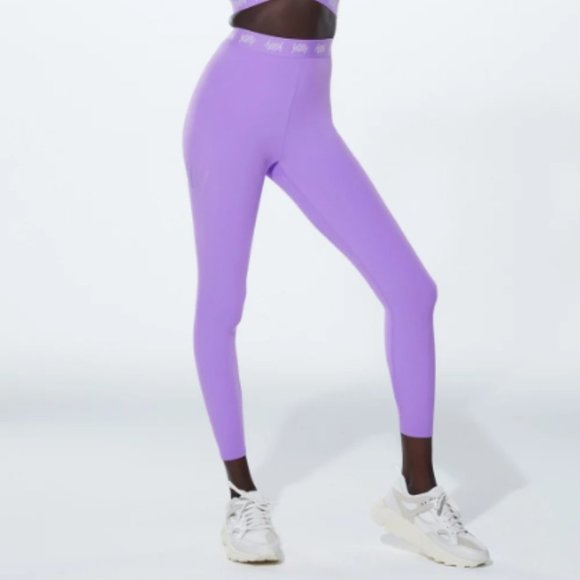 Women's Yitty Major Label Shaping High Waist Logo Legging in Purple, Size XXL - Picture 1 of 8